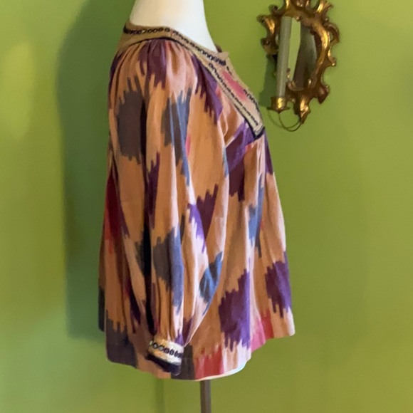 Ulla Johnson ikat print blouse - Picture 3 of 6